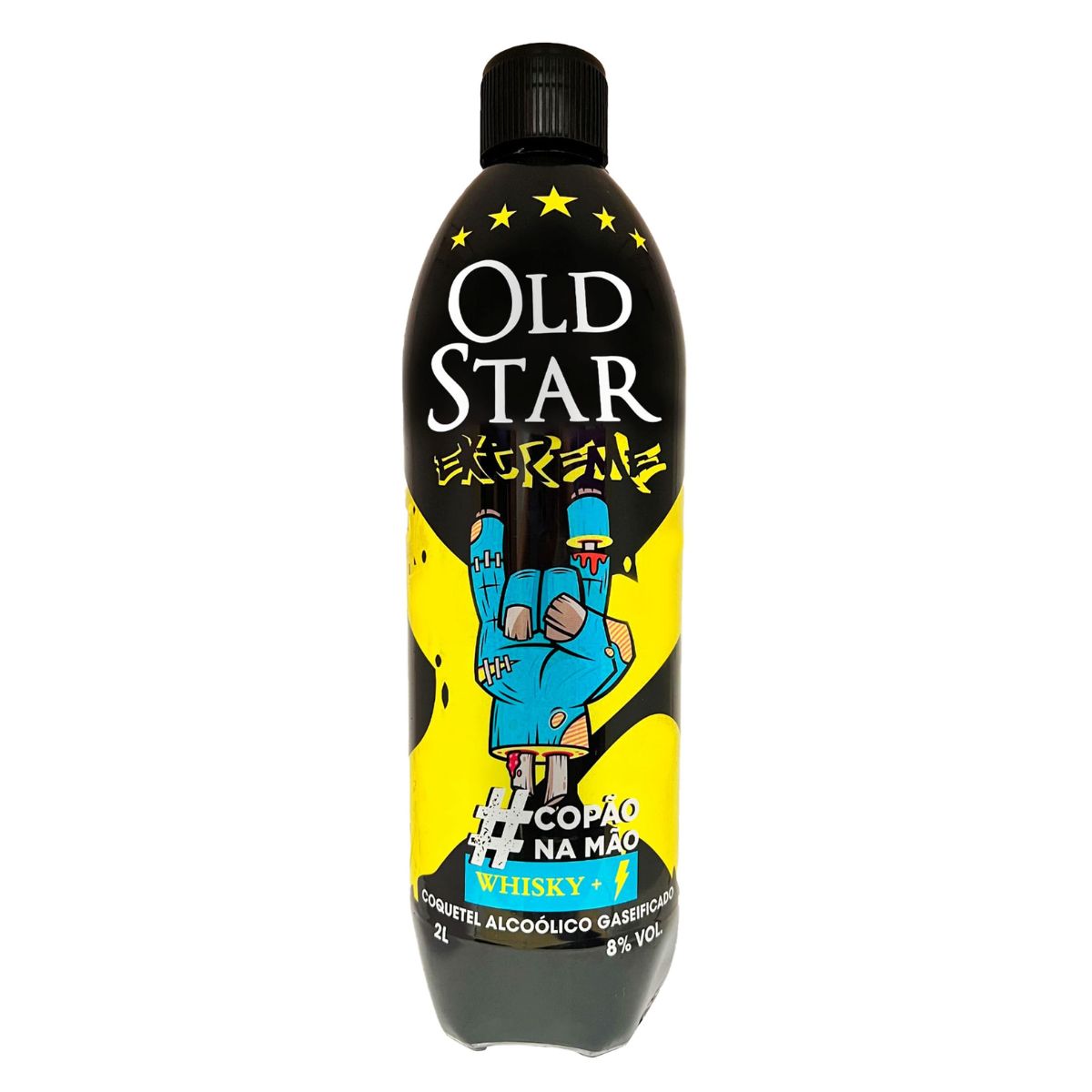 Bebida Alcoólica Mista Old Star Extreme Whisky Gaseificada 2l